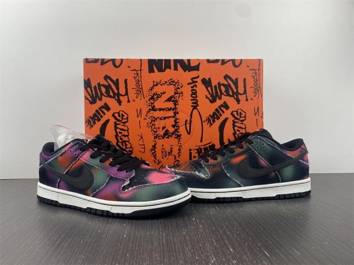 nike dunk low graffiti pink - dm0108-002