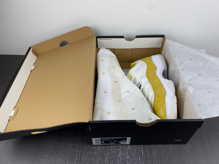 air jordan 11 low “yellow snakeskin”  ah7860-107