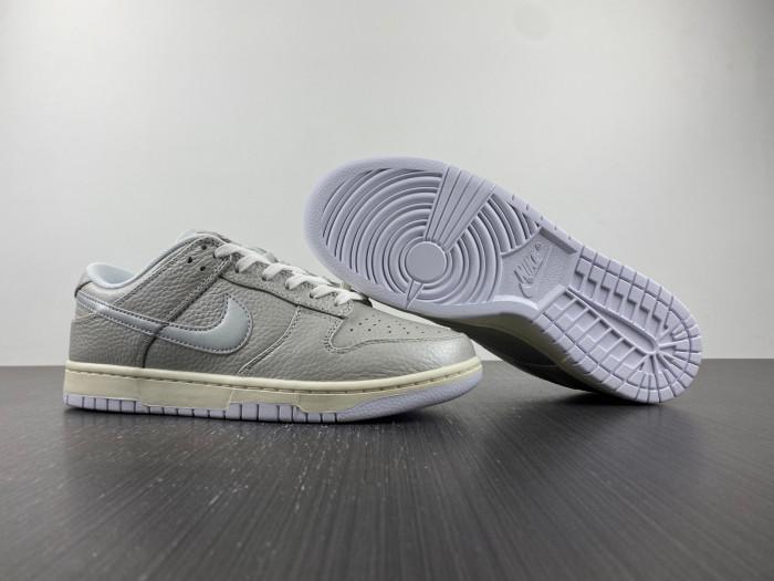 nike dunk low metallic silver - dx3197-095
