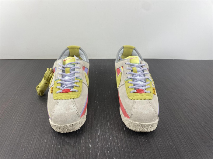 union x nike cortez yellow purple red dr1413-100