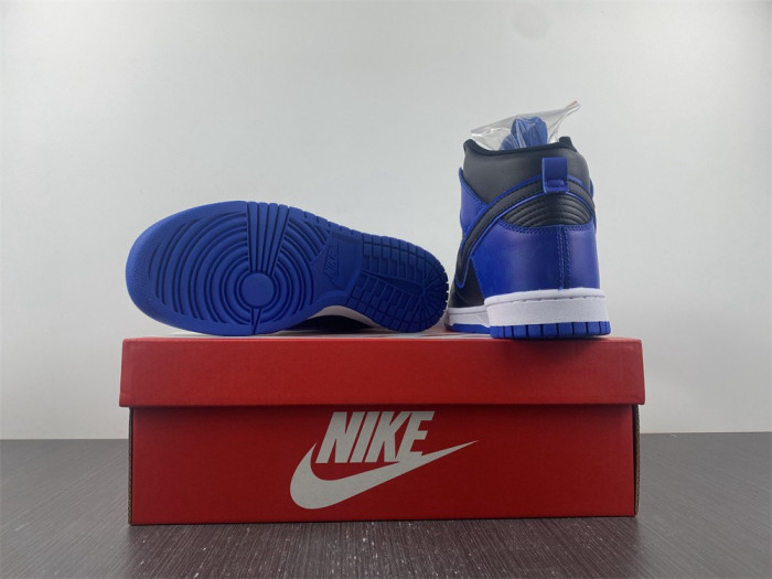 nike dunk high blue camo black/hyper royal-black-white - dd3359-001
