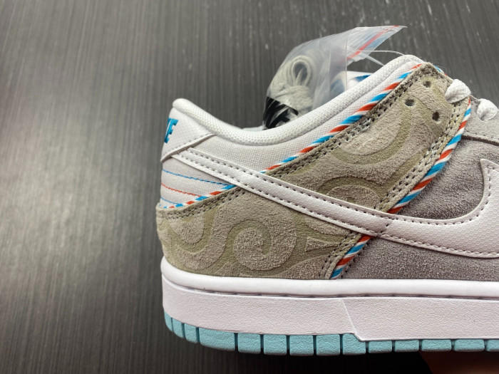 nike dunk low se barber shop grey - dh7614-500