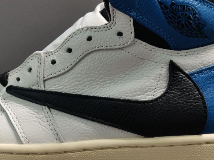 travis scott x fragment x air jordan 1 high og sp military blue dh3227-105 (with updated box)