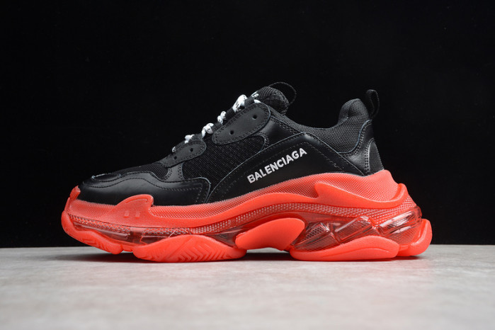blcg sneaker triple.s.gomma rouge blanc noir