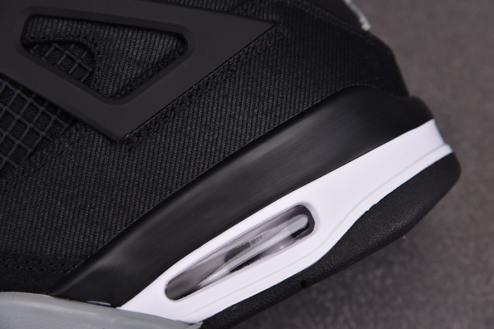 air jordan 4 "black canvas" dh7138-006