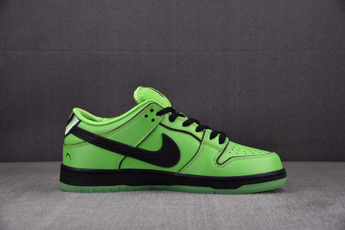nike sb dunk low the powerpuff girls buttercup  fz8319-300