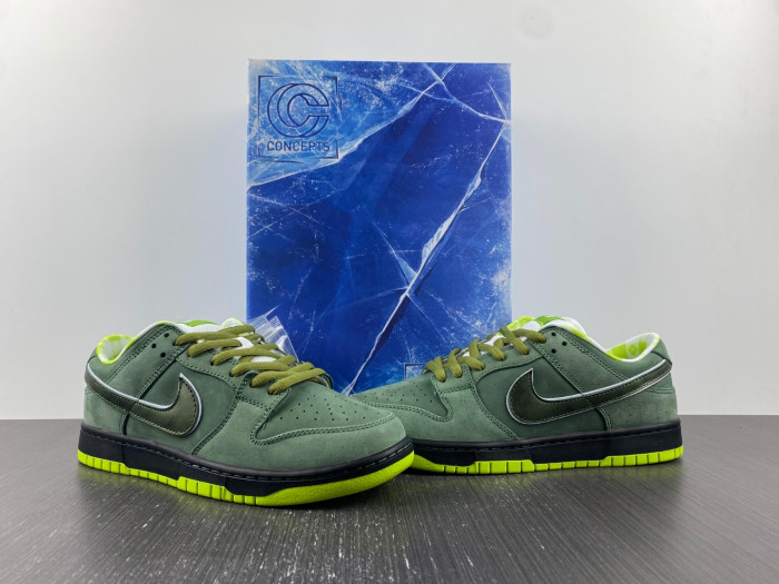 nike sb dunk low concepts green lobster (original box) bv1310-337
