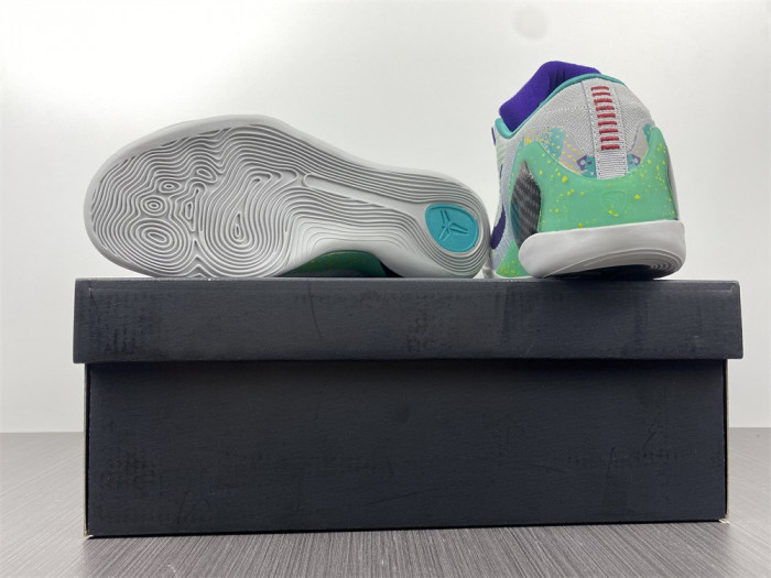 nike kobe 9 elite low grey green 630487-005