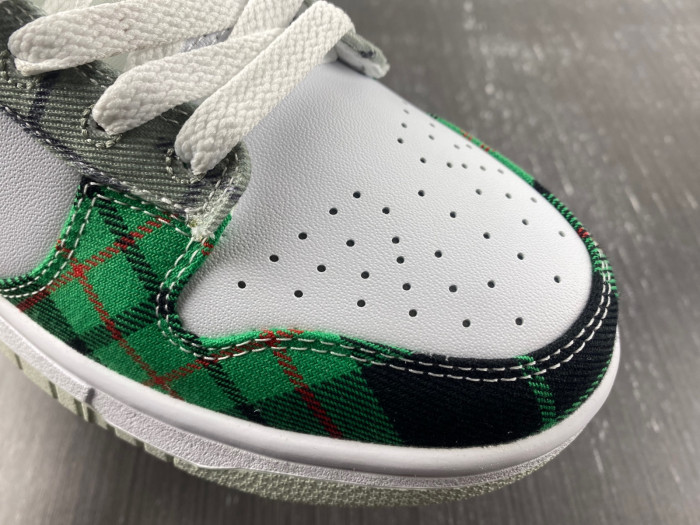 nike dunk low tartan plaid - dv0827-100