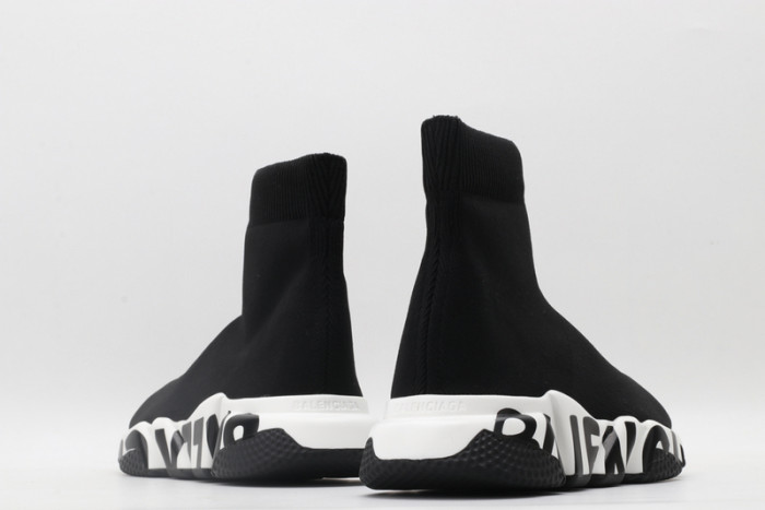 blcg speed sneaker black-white 605972 w05ge 1015