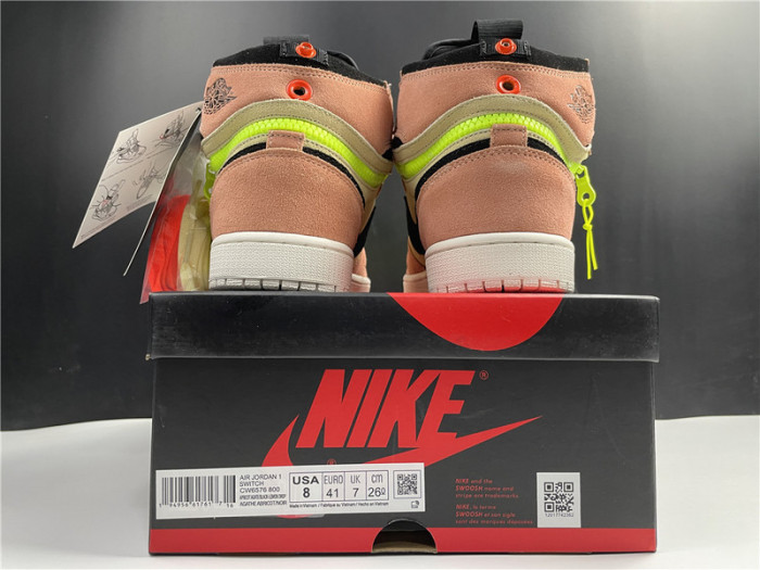 jordan 1 high switch peach - cw6576-800