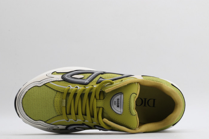 b30 sneaker yellow mesh and white