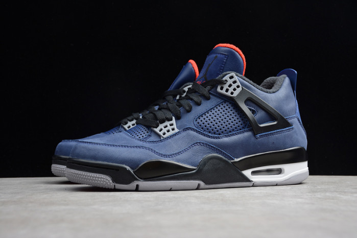air jordan 4 wntr loyal blue habanero red black cq9597-401